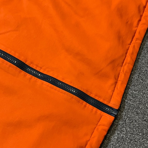 NFL Chicago Bears Reversible Jacket XL Orange Navy Fleece Windbreaker Full Zip - Picture 8 of 16